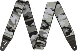 Correa Fender Weighless 2 Inches Camo Guitar Strap - Gray