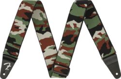 Correa Fender Weighless 2 Inches Camo Guitar Strap - Green