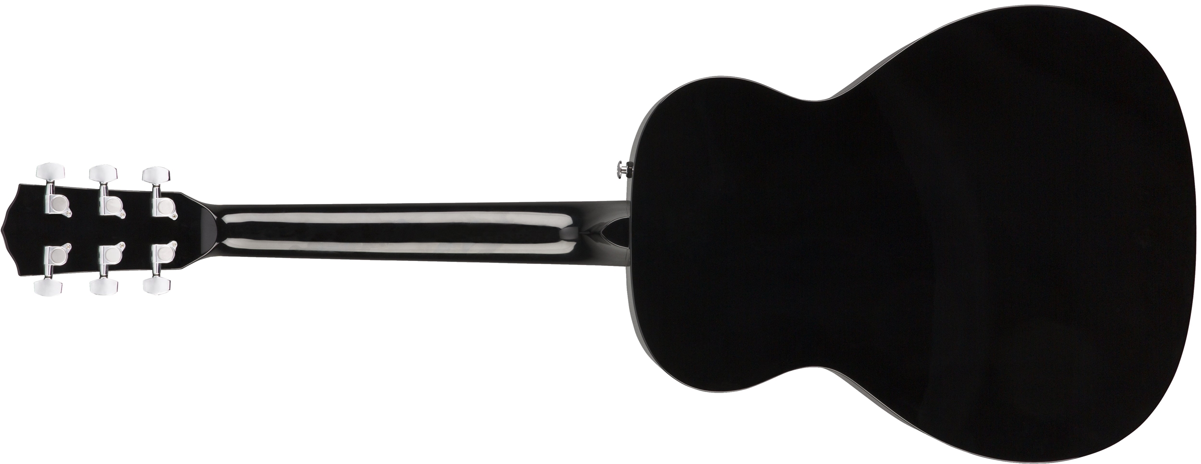 Fender Ct-60s Classic Design Travel Epicea Acajou - Black - Guitarra acústica de viaje - Variation 1