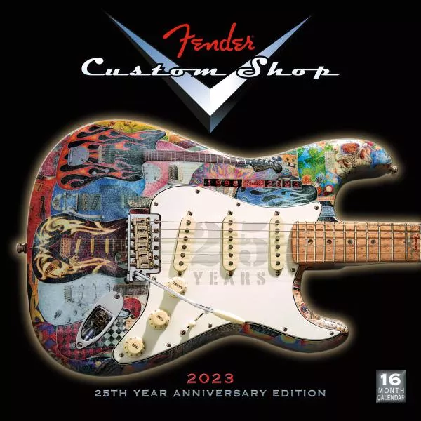 Calendario Fender 2023 Custom Shop Wall Calendar