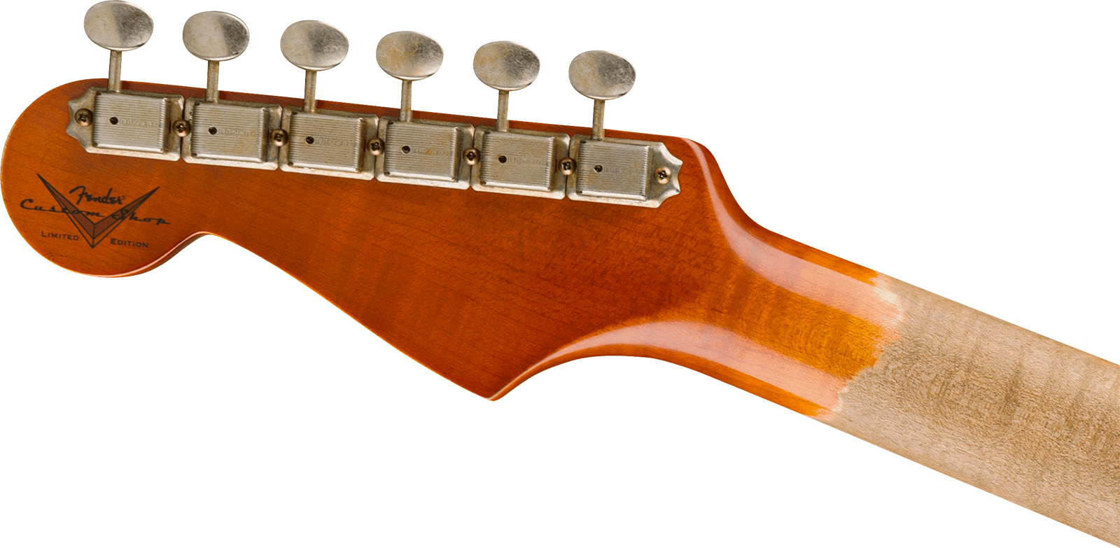 Fender Custom Shop Ariel Posen Strat Signature 2s P90 Ht Rw - Relic Lake Placid Blue - Guitarra eléctrica de autor - Variation 4