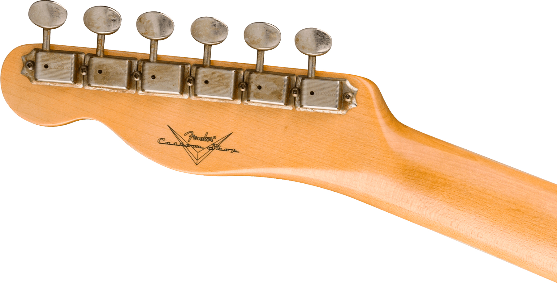 Fender Custom Shop Brian Fallon Tele Custom 1959 Signature 2s Ht Rw #r151889 - Journeyman Relic Black - Guitarra eléctrica de autor - Variation 4