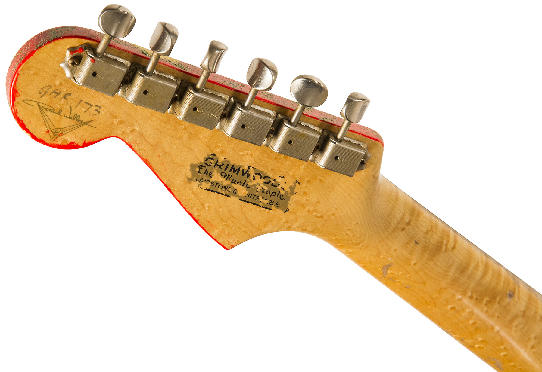 Fender Custom Shop George Harrison Strat Masterbuilt P.waller Signature Rw #83840 - Rocky - Guitarra eléctrica con forma de str. - Variation 5