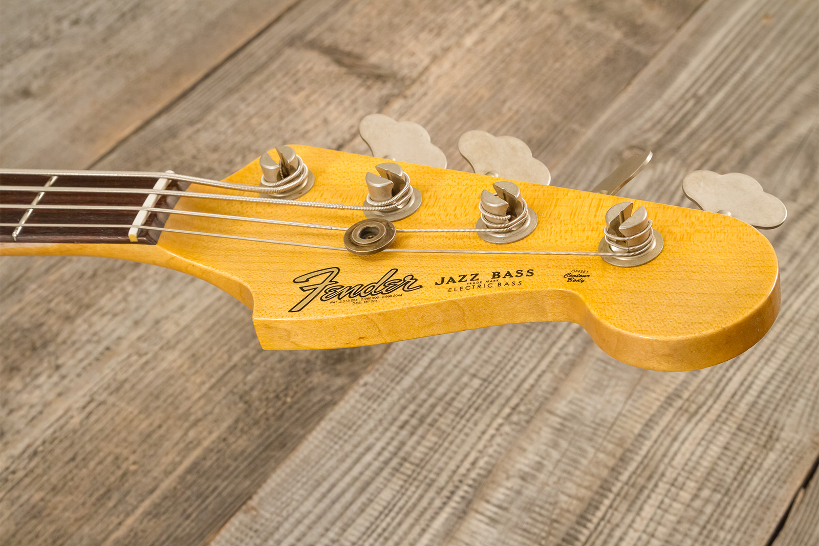 Fender Custom Shop Jazzbass 1964 Rw #r145112 - Journeyman Relic Olympic White - Bajo eléctrico de cuerpo sólido - Variation 7
