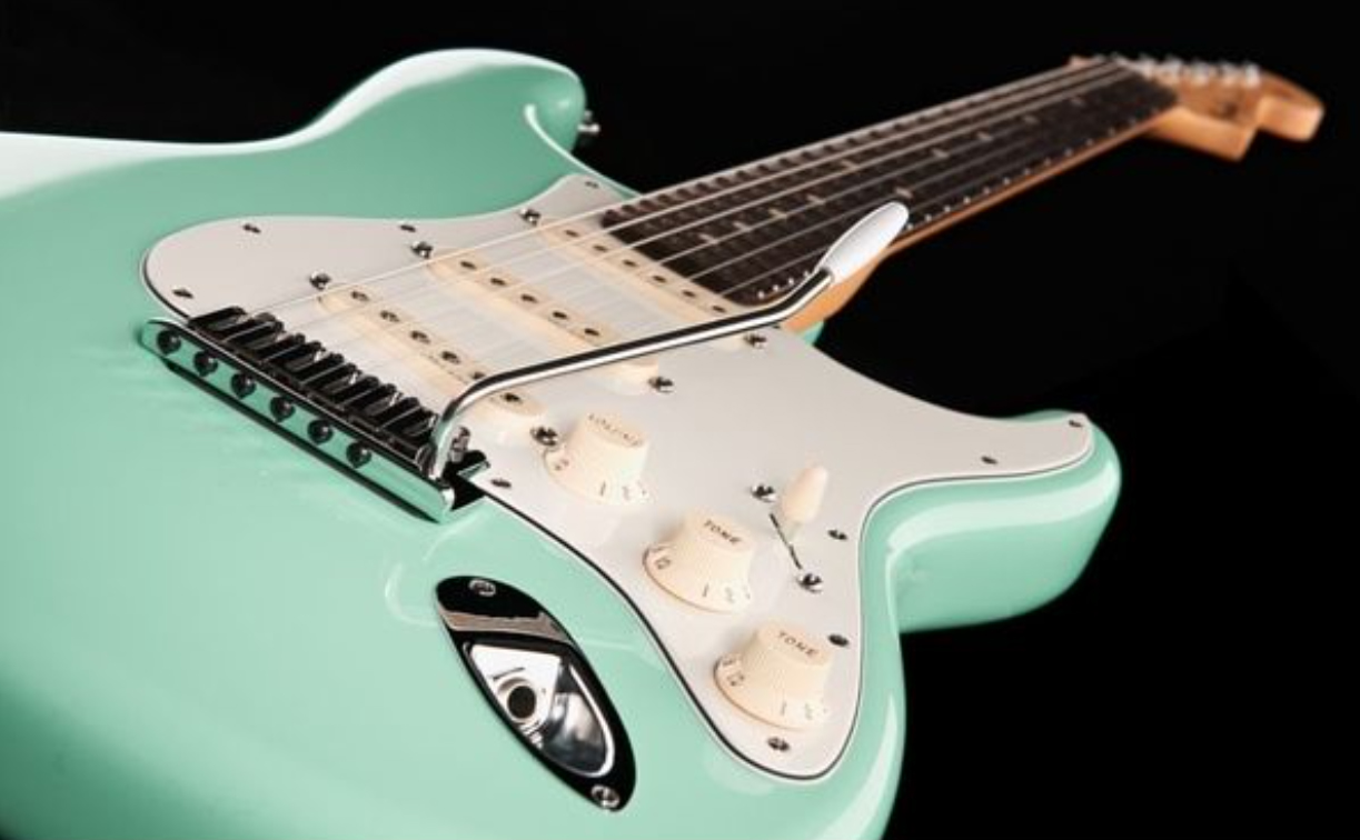 Fender Custom Shop Jeff Beck Strat 3s Trem Rw - Nos Surf Green - Guitarra eléctrica con forma de str. - Variation 1
