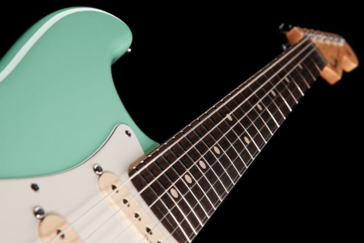 Fender Custom Shop Jeff Beck Strat 3s Trem Rw - Nos Surf Green - Guitarra eléctrica con forma de str. - Variation 2