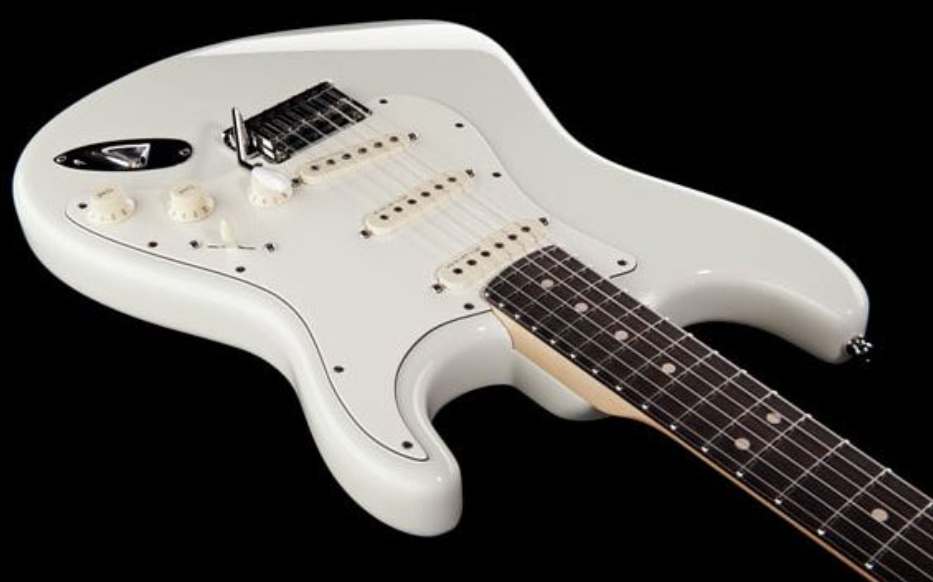 Fender Custom Shop Jeff Beck Strat 3s Trem Rw - Nos Olympic White - Guitarra eléctrica con forma de str. - Variation 2