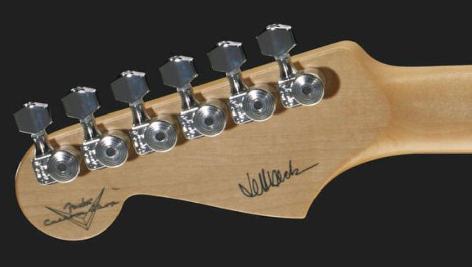 Fender Custom Shop Jeff Beck Strat 3s Trem Rw - Nos Olympic White - Guitarra eléctrica con forma de str. - Variation 5