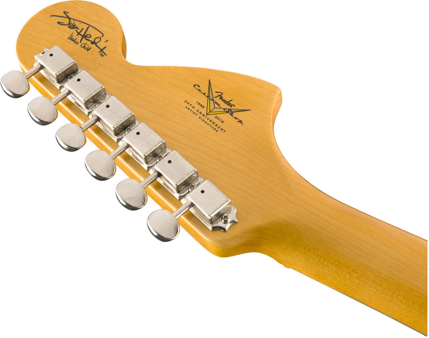Fender Custom Shop Jimi Hendrix Strat Voodoo Child Signature 2018 Mn - Journeyman Relic Black - Guitarra eléctrica con forma de str. - Variation 4