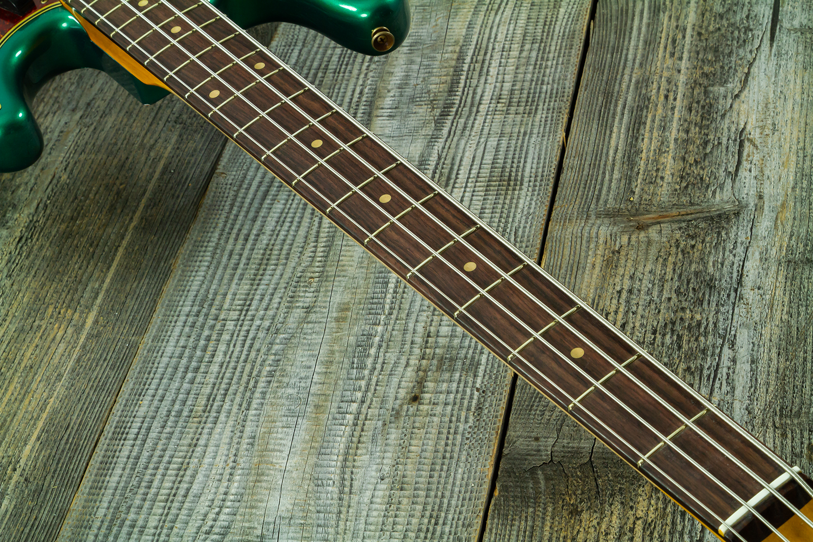 Fender Custom Shop Precision Bass 1960 Rw #cz590976 - Relic British Racing Green - Bajo eléctrico de cuerpo sólido - Variation 6
