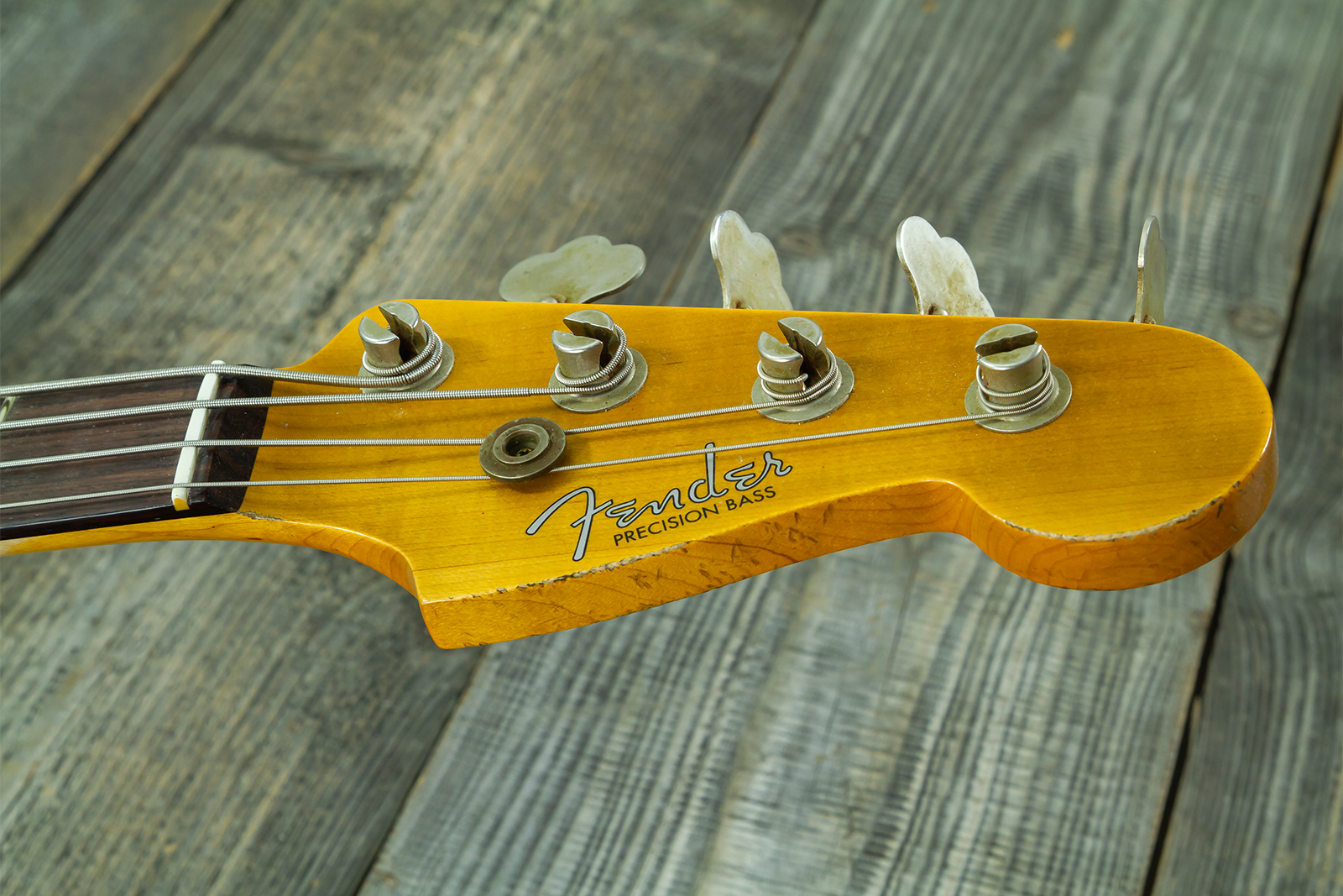 Fender Custom Shop Precision Bass 1960 Rw #cz590976 - Relic British Racing Green - Bajo eléctrico de cuerpo sólido - Variation 7