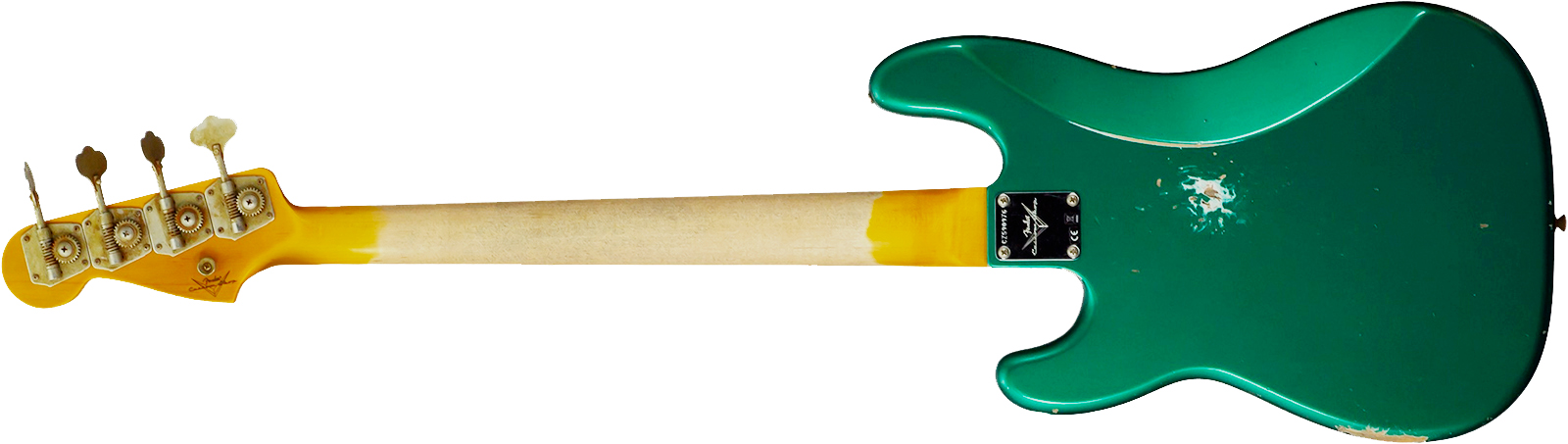 Fender Custom Shop Precision Bass 1960 Rw #cz590976 - Relic British Racing Green - Bajo eléctrico de cuerpo sólido - Variation 8
