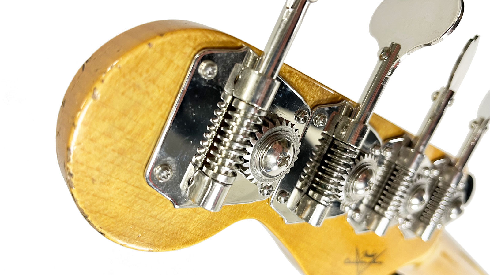 Fender Custom Shop Precision Bass 1960 Rw #r130966 - Closet Classic Vintage White - Bajo eléctrico de cuerpo sólido - Variation 5
