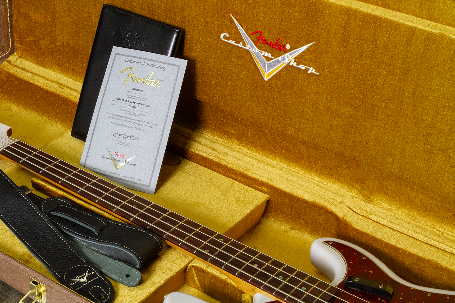 Fender Custom Shop Precision Bass 1960 Rw #r140276 - Journeyman Relic White Blonde - Bajo eléctrico de cuerpo sólido - Variation 11