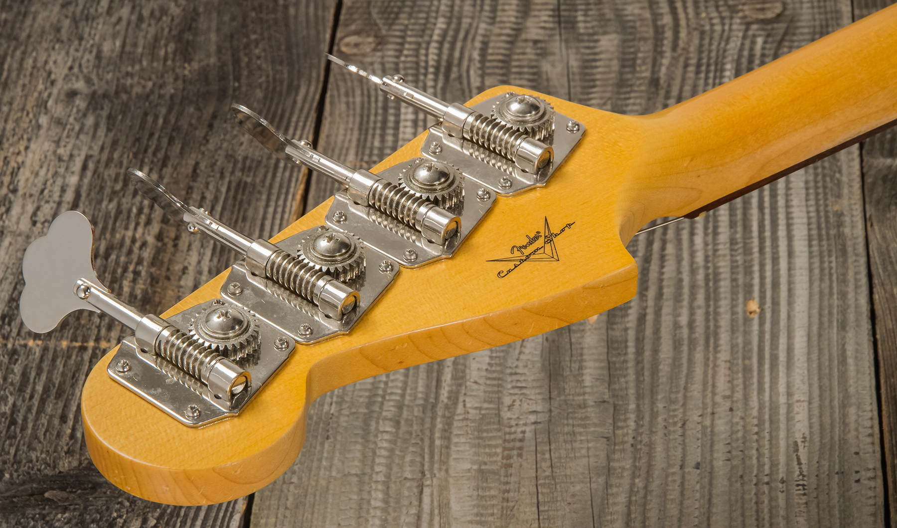 Fender Custom Shop Precision Bass 1962 Rw #r126357 - Journeyman Relic Fiesta Red - Bajo eléctrico de cuerpo sólido - Variation 8
