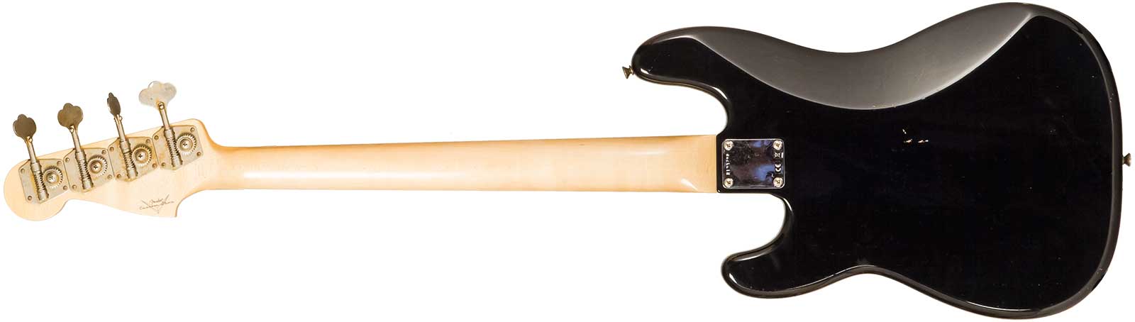 Fender Custom Shop Precision Bass 1962 Rw #r133798 - Journey Man Relic Black - Bajo eléctrico de cuerpo sólido - Variation 1