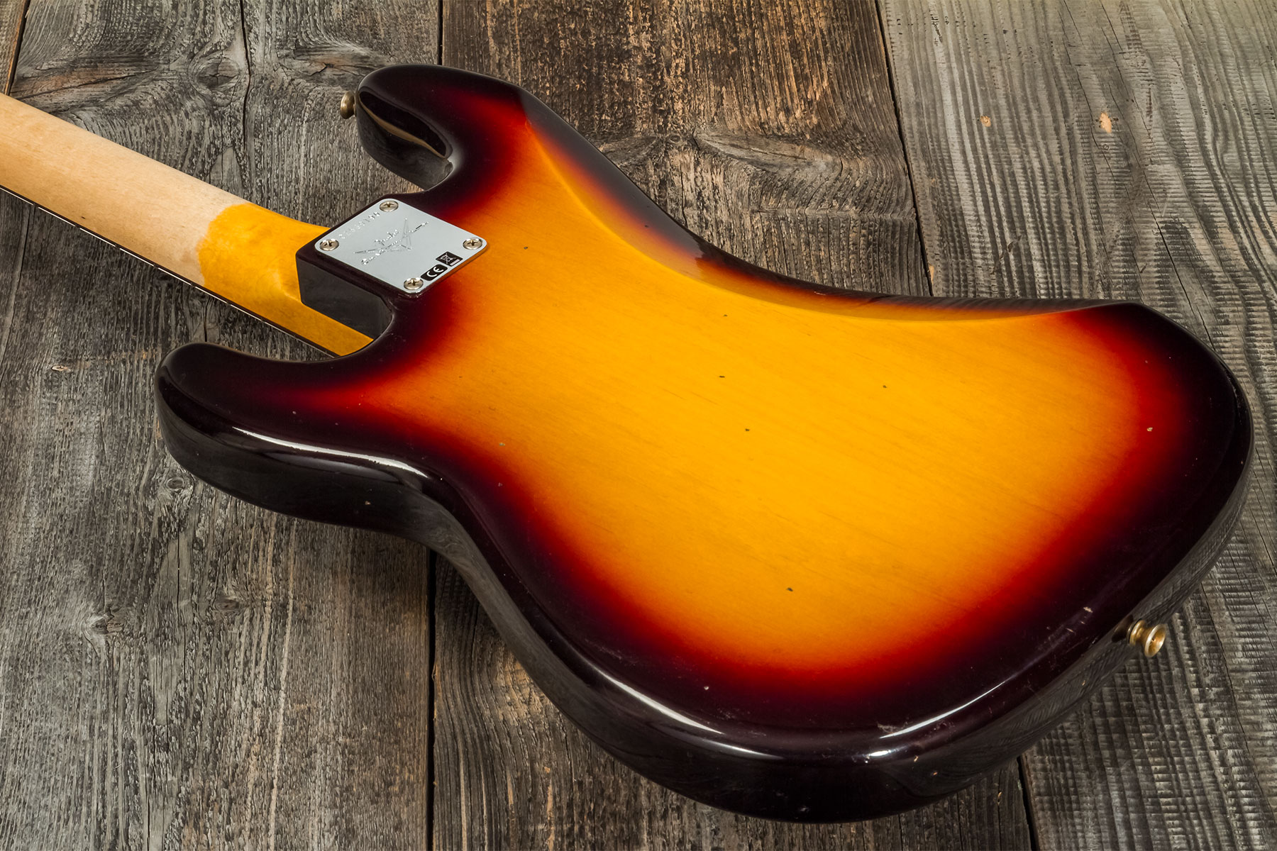 Fender Custom Shop Precision Bass 1963 Rw #cz56919 - Journeyman Relic 3-color Sunburst - Bajo eléctrico de cuerpo sólido - Variation 6