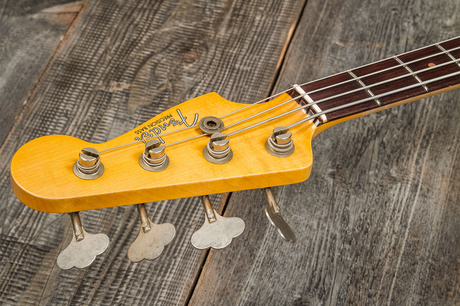 Fender Custom Shop Precision Bass 1963 Rw #cz56919 - Journeyman Relic 3-color Sunburst - Bajo eléctrico de cuerpo sólido - Variation 8