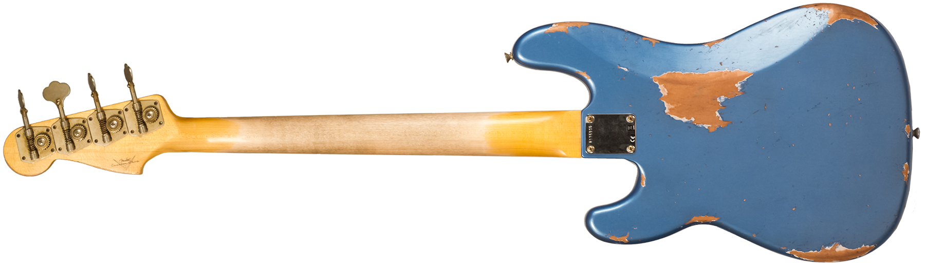 Fender Custom Shop Precision Bass 1964 Rw #r135935 - Heavy Relic Lake Placid Blue - Bajo eléctrico de cuerpo sólido - Variation 1