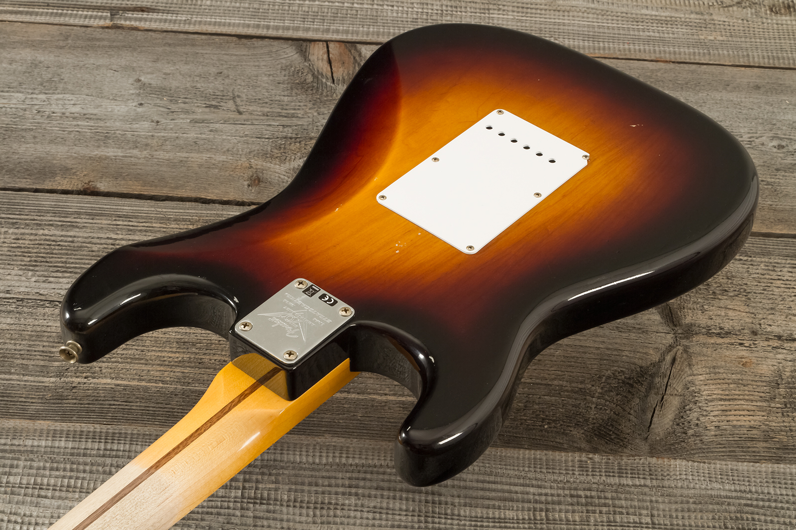 Fender Custom Shop Strat 1954 70th Anniv. 3s Trem Mn #xn4241 - Journeyman Relic Wide-fade 2-color Sunburst - Guitarra eléctrica con forma de str. - Va
