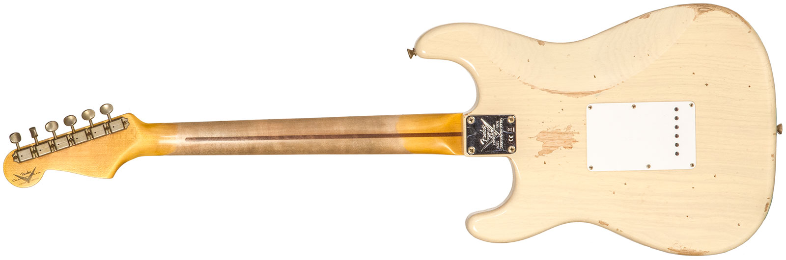 Fender Custom Shop Strat 1954 70th Anniv. 3s Trem Mn #xn4342 - Relic Vintage Blonde - Guitarra eléctrica con forma de str. - Variation 1
