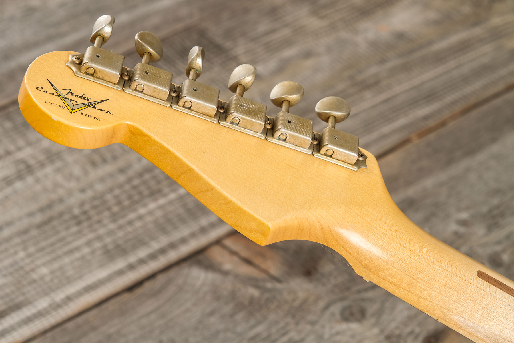 Fender Custom Shop Strat 1954 70th Anniv. 3s Trem Mn #xn4912 - Journeyman Relic Vintage Blonde - Guitarra eléctrica con forma de str. - Variation 12