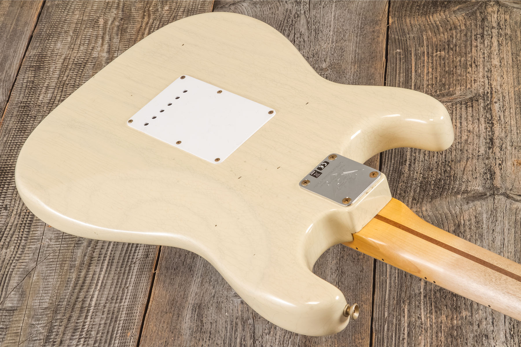Fender Custom Shop Strat 1954 70th Anniv. 3s Trem Mn #xn4912 - Journeyman Relic Vintage Blonde - Guitarra eléctrica con forma de str. - Variation 7