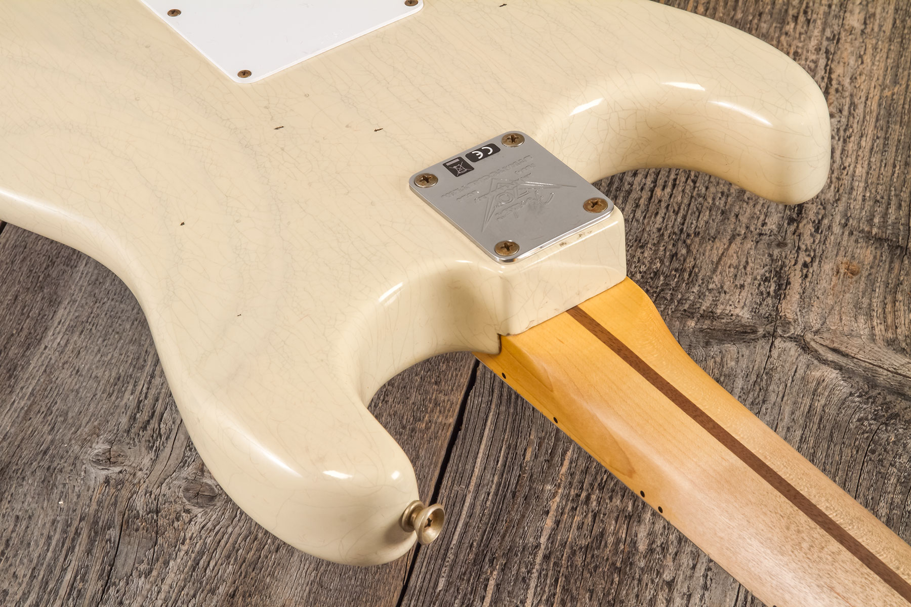 Fender Custom Shop Strat 1954 70th Anniv. 3s Trem Mn #xn4912 - Journeyman Relic Vintage Blonde - Guitarra eléctrica con forma de str. - Variation 9