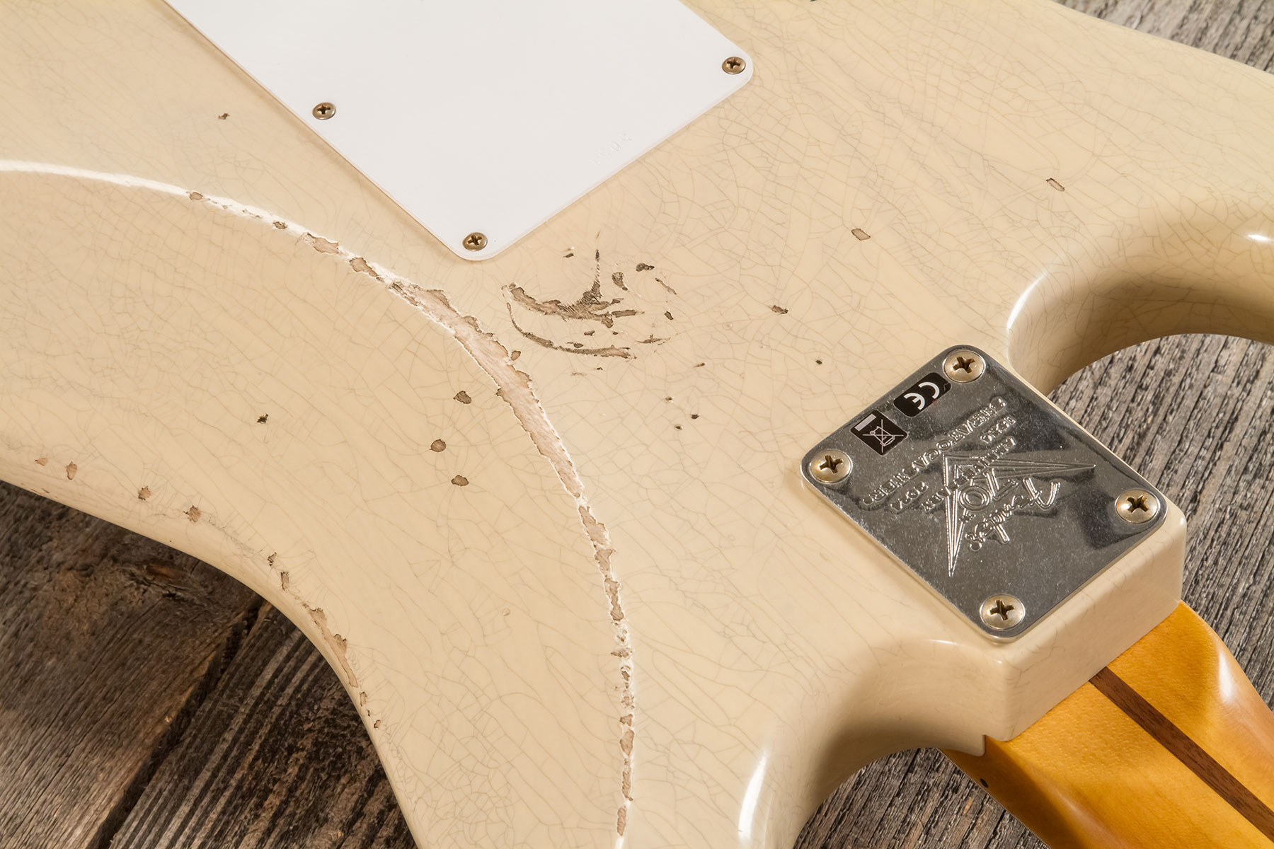 Fender Custom Shop Strat 1954 70th Anniv. 3s Trem Mn #xn5051 - Relic Vintage Blonde - Guitarra eléctrica con forma de str. - Variation 7