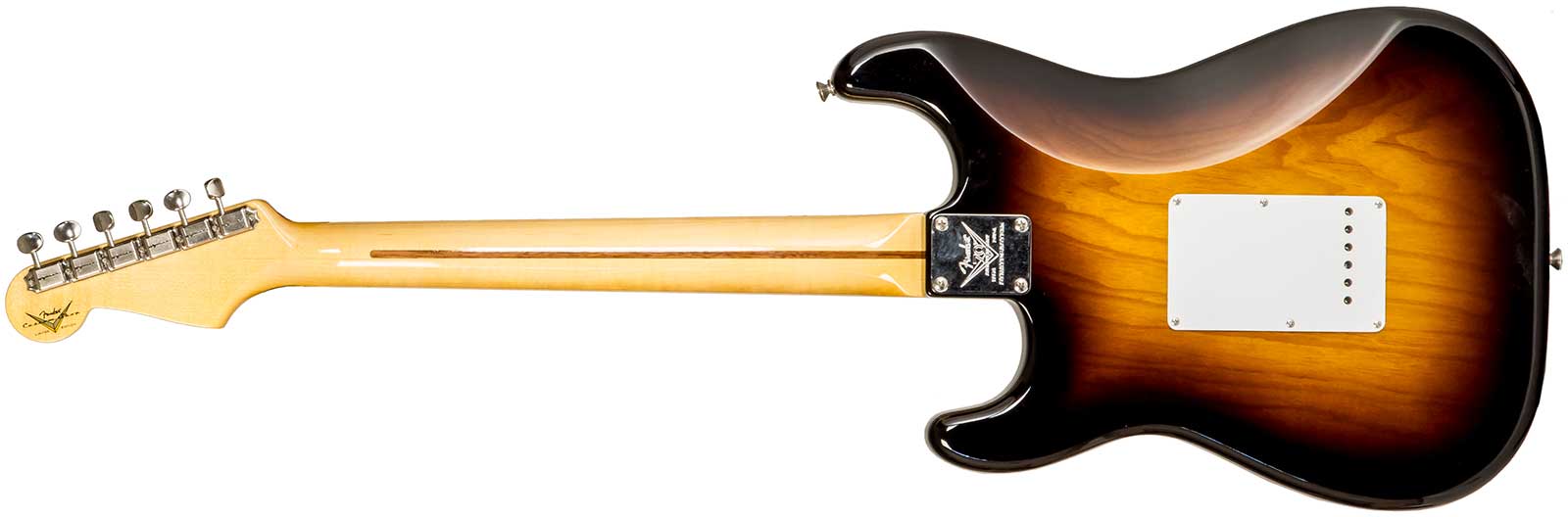 Fender Custom Shop Strat 1954 70th Anniv. #xn4597 3s Trem Mn - Time Capsule 2-color Sunburst - Guitarra eléctrica con forma de str. - Variation 1