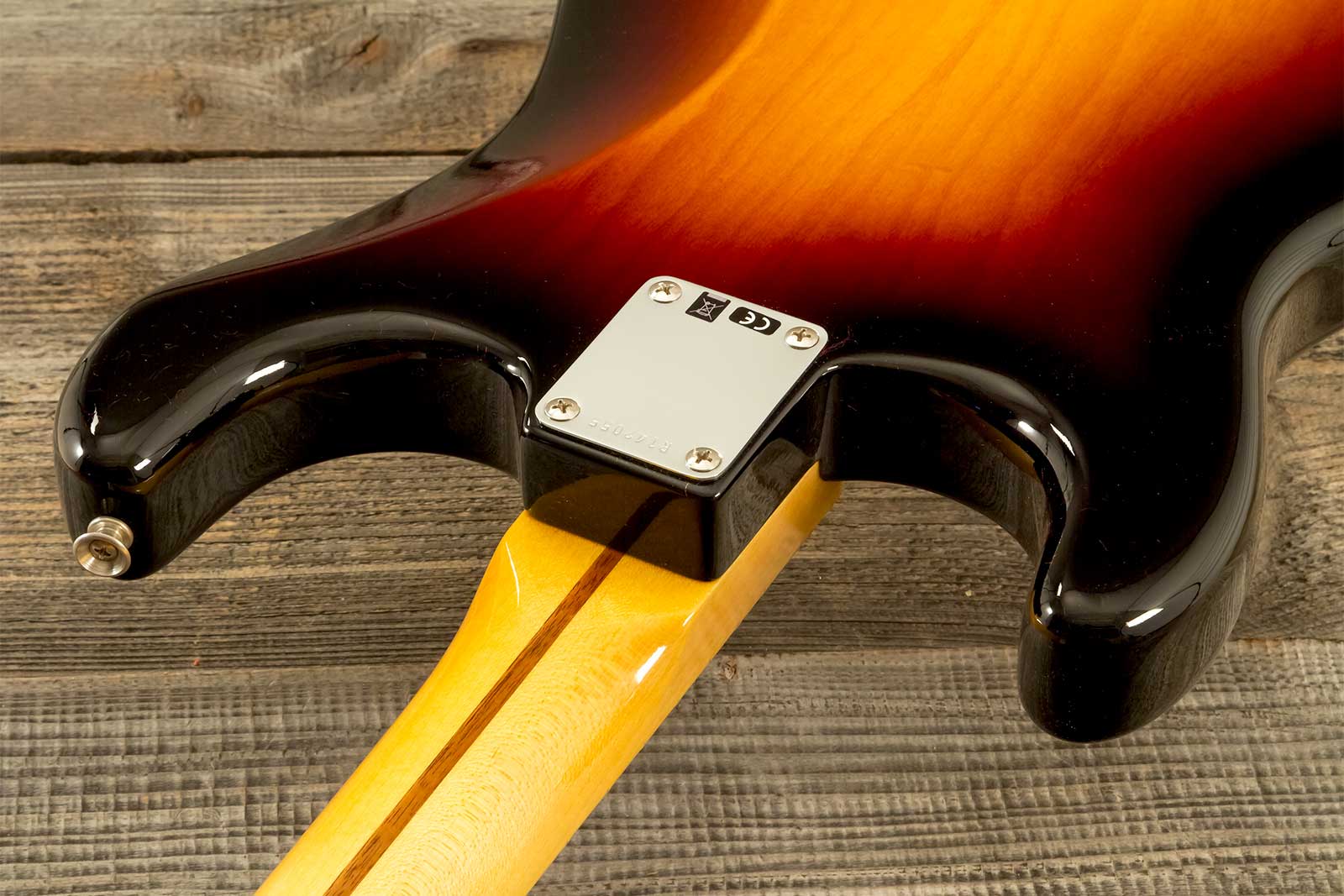 Fender Custom Shop Strat 1955 Vintage Custom Hardtail 3s Ht Mn #r142055 - Time Capsule 2-color Sunburst - Guitarra eléctrica con forma de str. - Varia