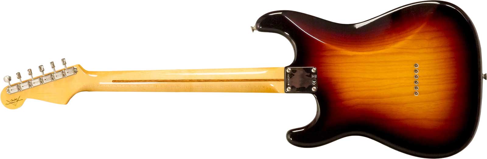 Fender Custom Shop Strat 1955 Vintage Custom Hardtail 3s Ht Mn #r142055 - Time Capsule 2-color Sunburst - Guitarra eléctrica con forma de str. - Varia