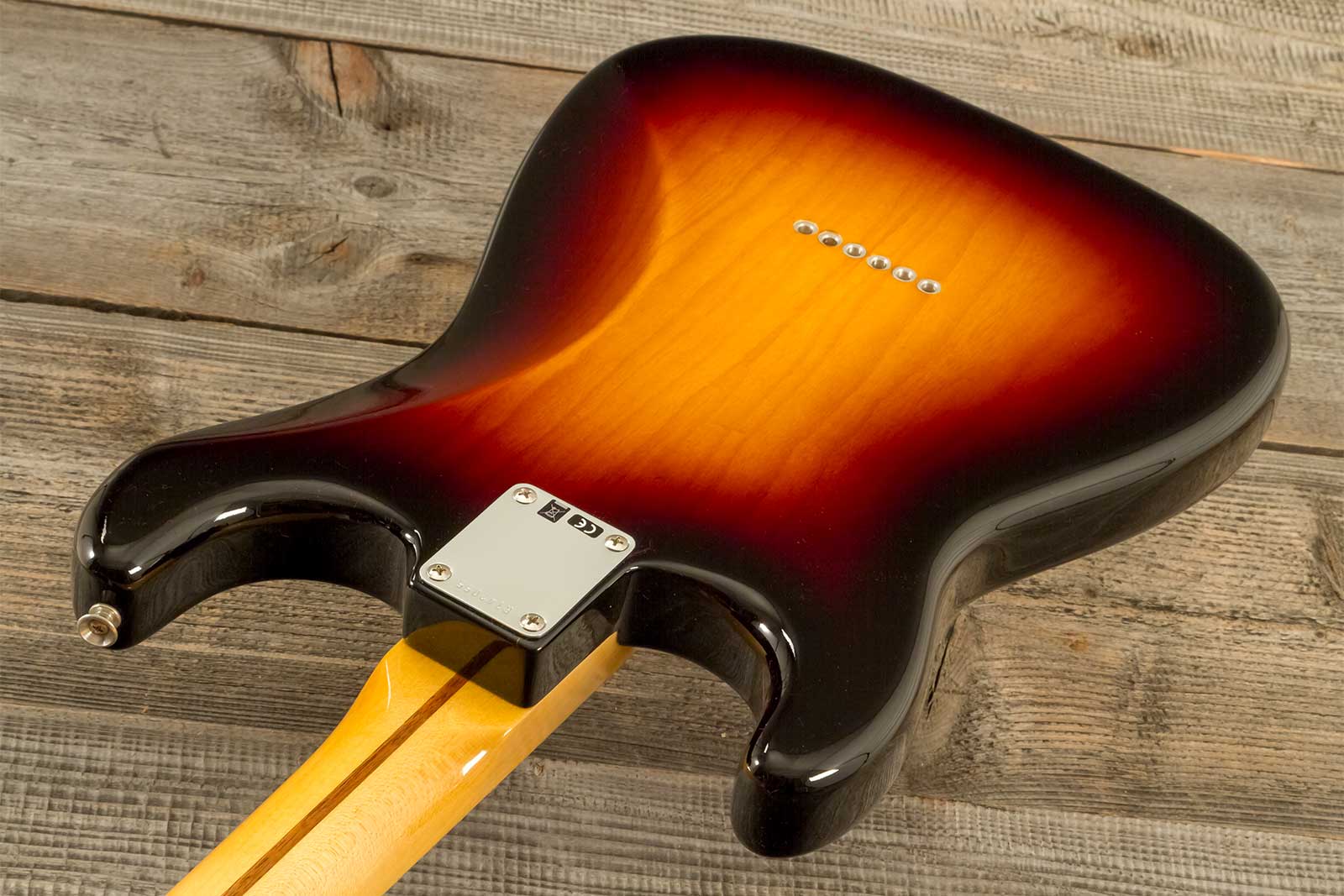 Fender Custom Shop Strat 1955 Vintage Custom Hardtail 3s Ht Mn #r142055 - Time Capsule 2-color Sunburst - Guitarra eléctrica con forma de str. - Varia