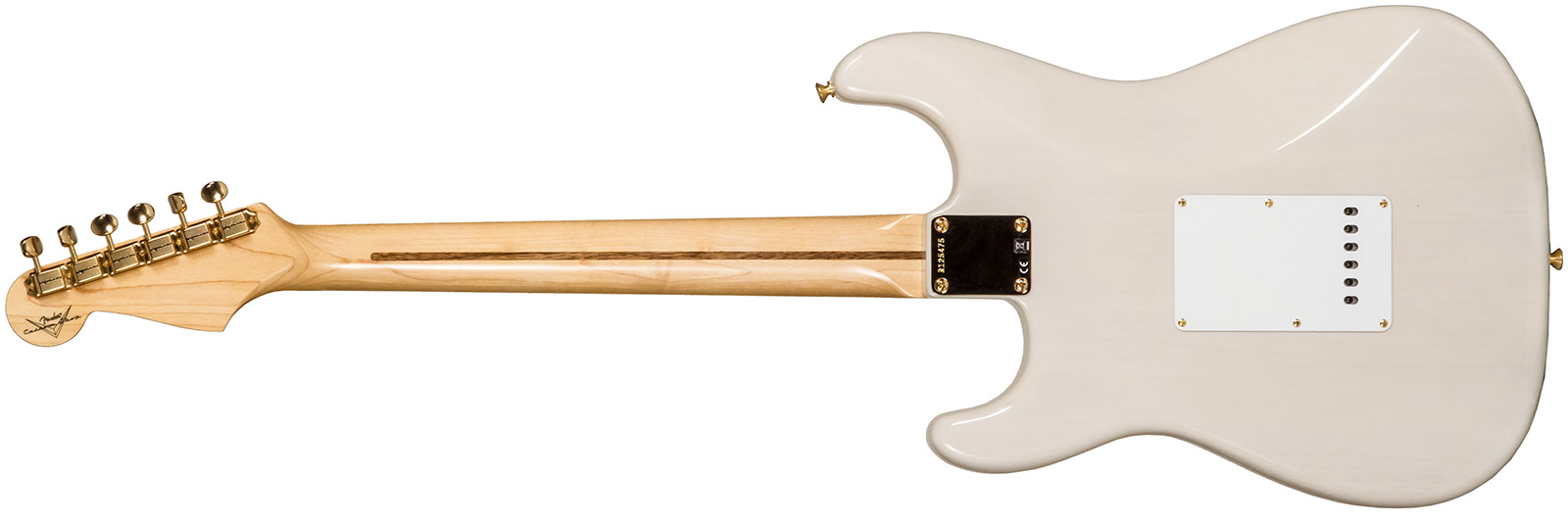 Fender Custom Shop Strat 1957 3s Trem Mn #r125475 - Nos White Blonde - Guitarra eléctrica con forma de str. - Variation 1