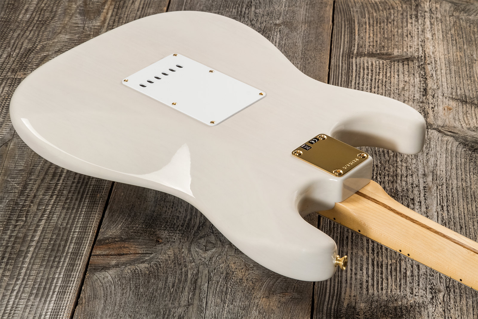 Fender Custom Shop Strat 1957 3s Trem Mn #r125475 - Nos White Blonde - Guitarra eléctrica con forma de str. - Variation 5