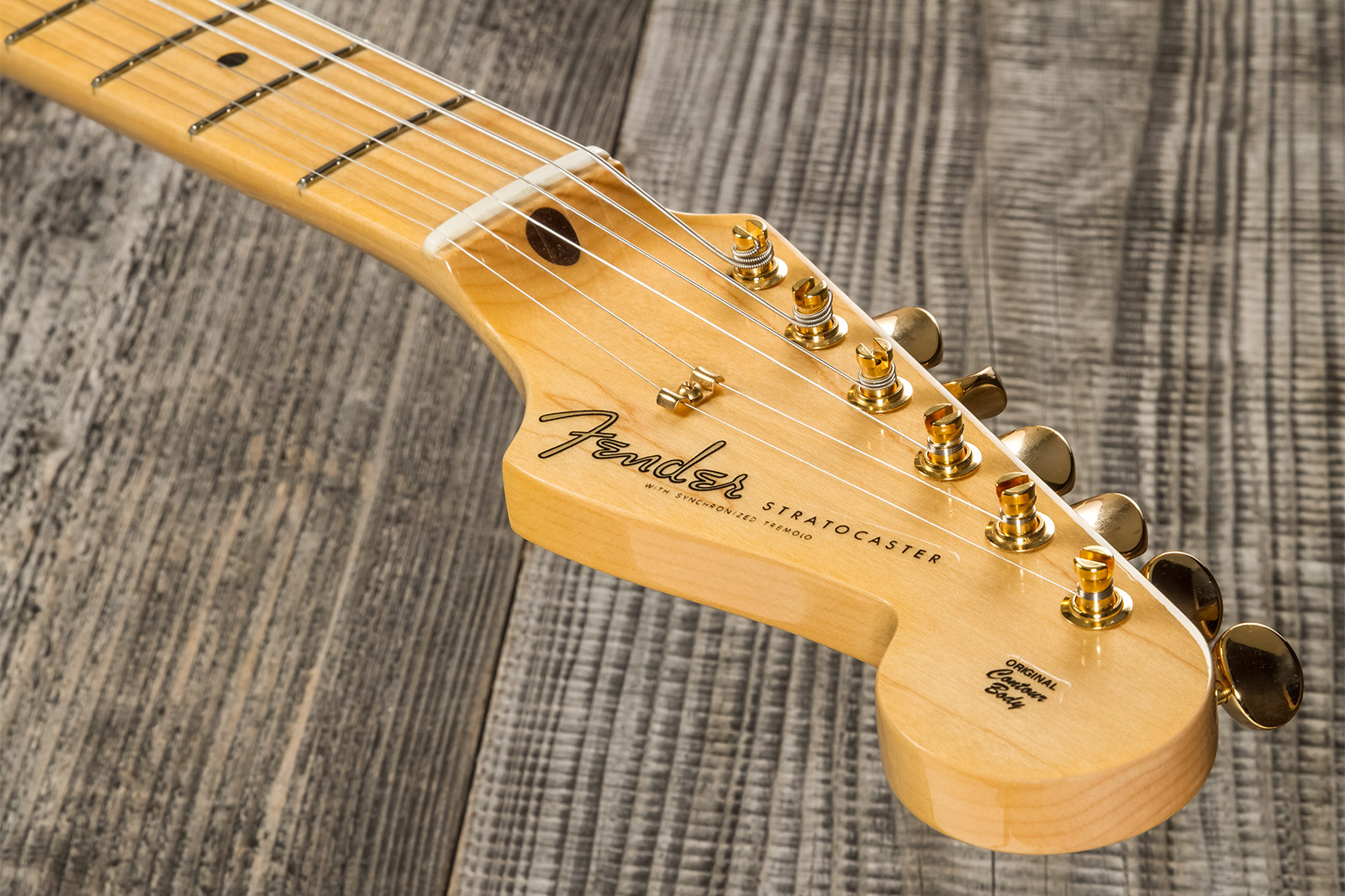 Fender Custom Shop Strat 1957 3s Trem Mn #r125475 - Nos White Blonde - Guitarra eléctrica con forma de str. - Variation 7