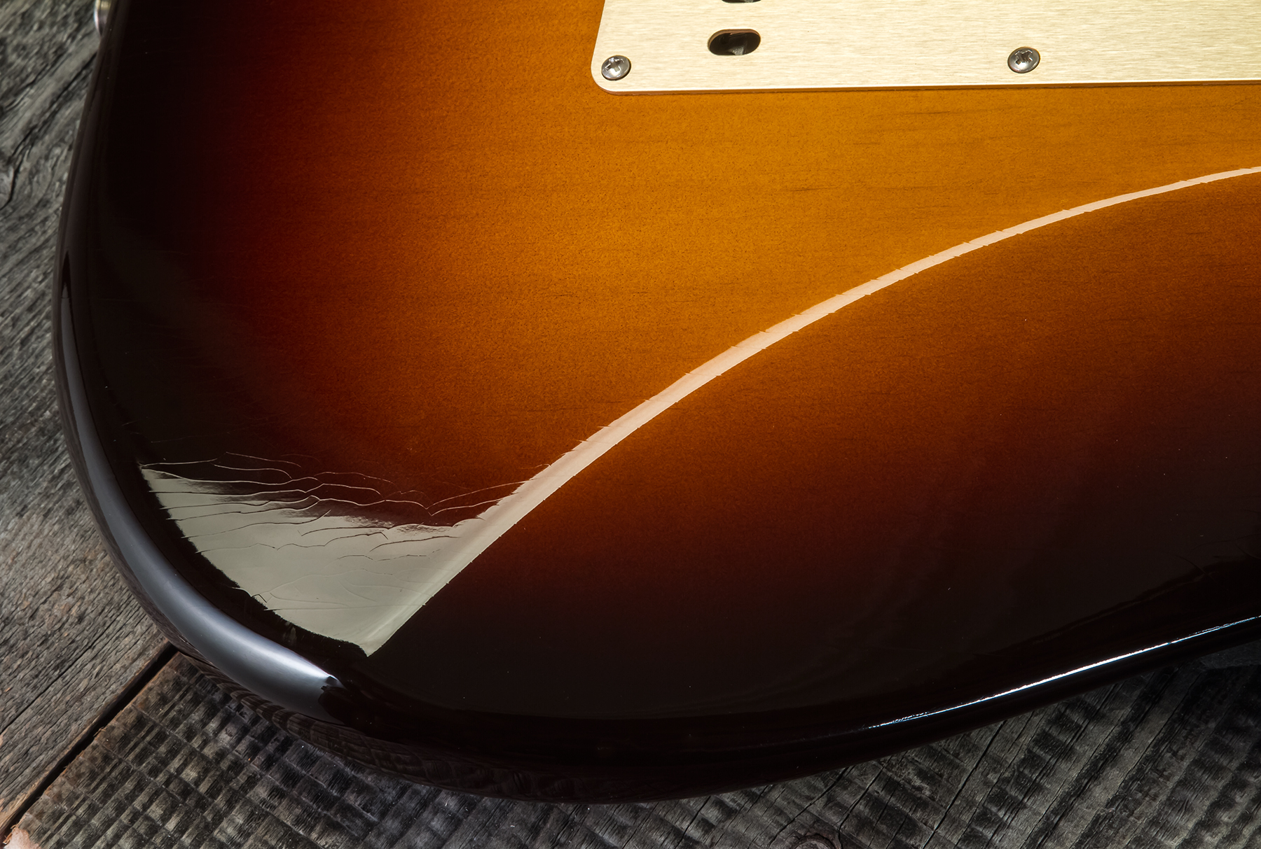 Fender Custom Shop Strat 1957 3s Trem Rw #cz548509 - Closet Classic 2-color Sunburst - Guitarra eléctrica con forma de tel - Variation 7
