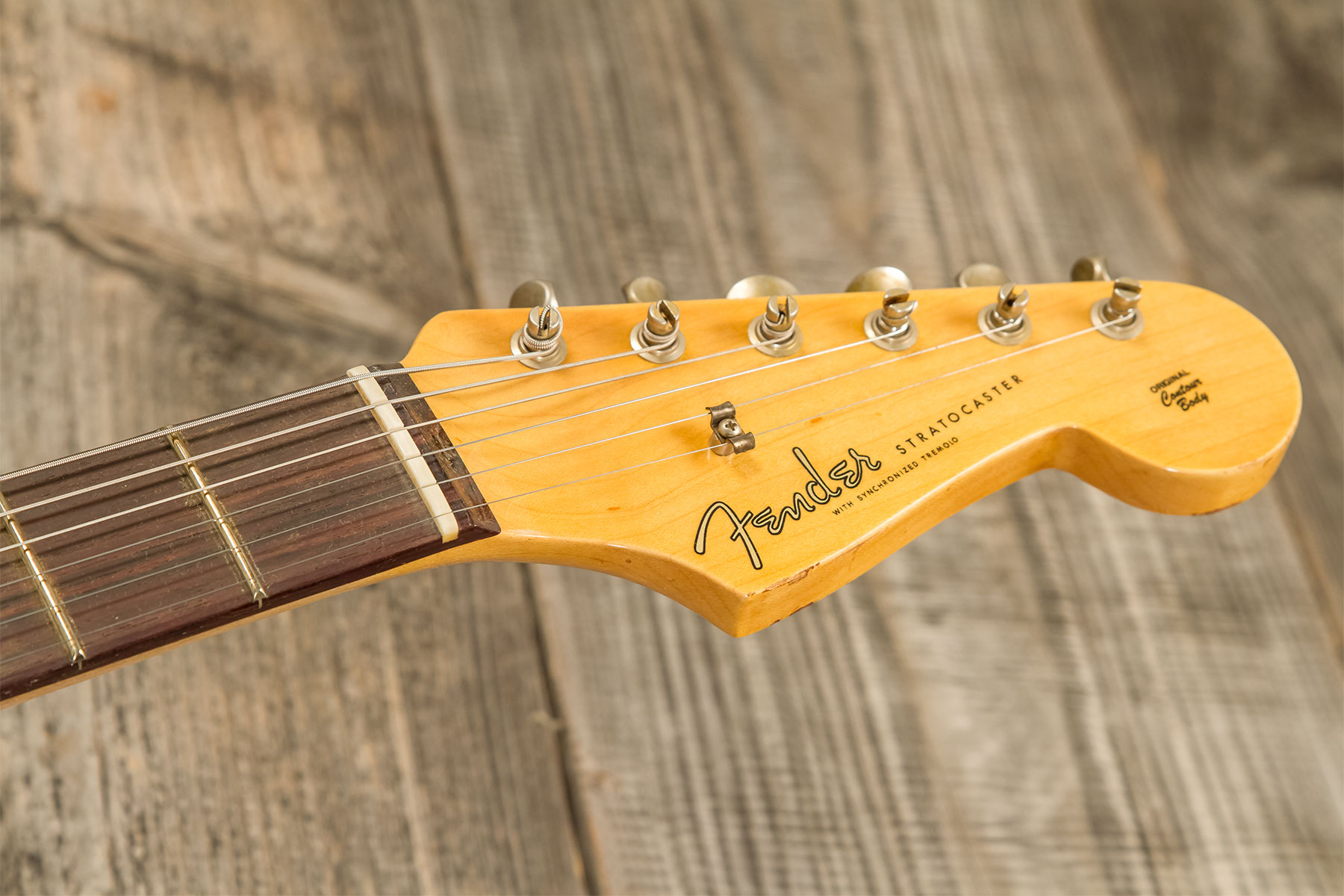 Fender Custom Shop Strat 1959 3s Trem Rw #r138342 - Relic Sonic Blue - Guitarra eléctrica con forma de str. - Variation 6