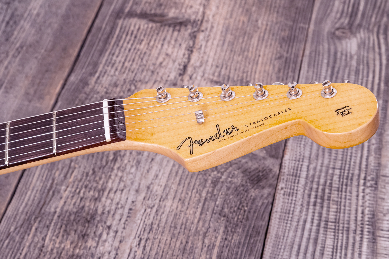 Fender Custom Shop Strat 1959 3s Trem Rw #r143419 - Time Capsule Sonic Blue - Guitarra eléctrica con forma de str. - Variation 12