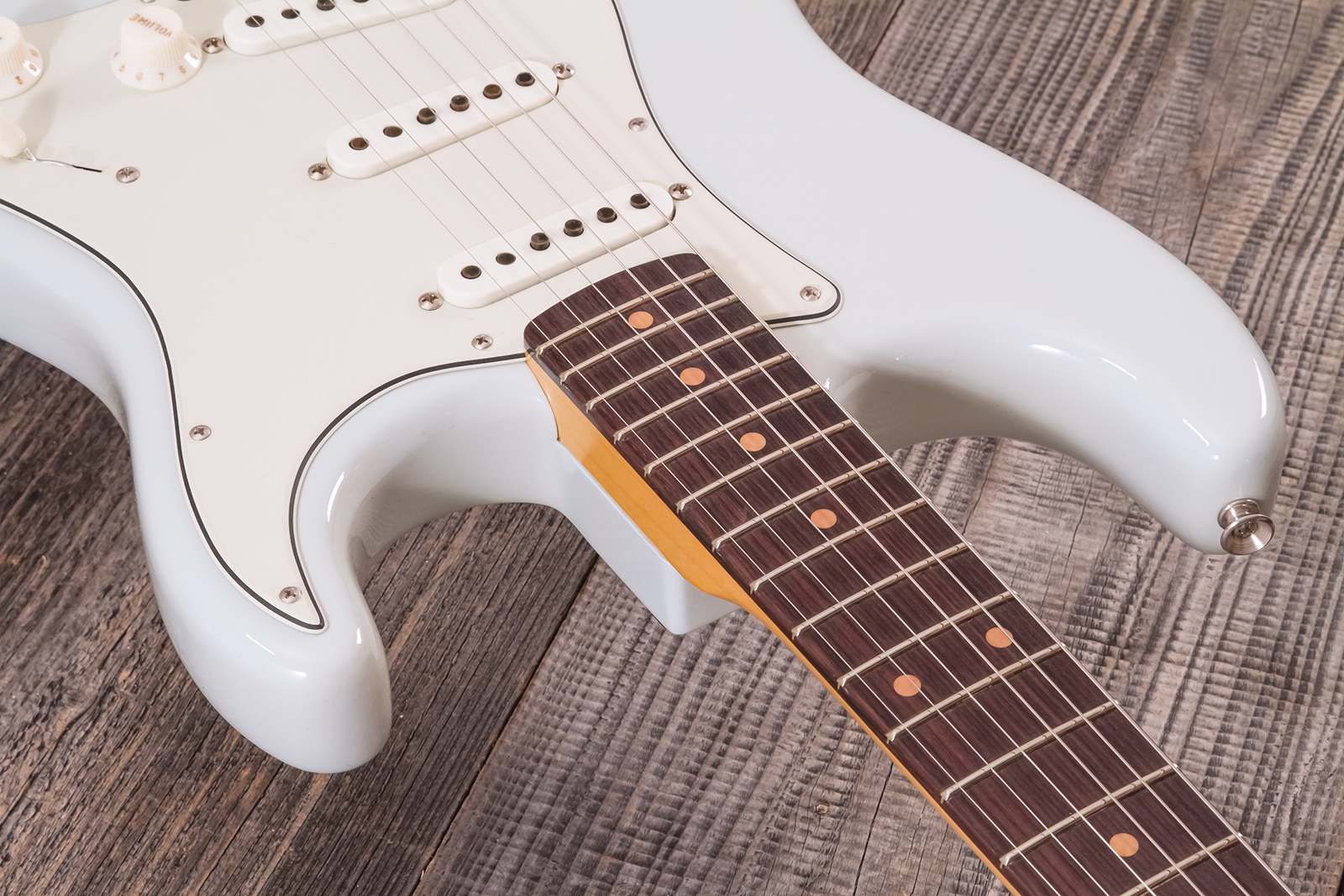 Fender Custom Shop Strat 1959 3s Trem Rw #r143419 - Time Capsule Sonic Blue - Guitarra eléctrica con forma de str. - Variation 4