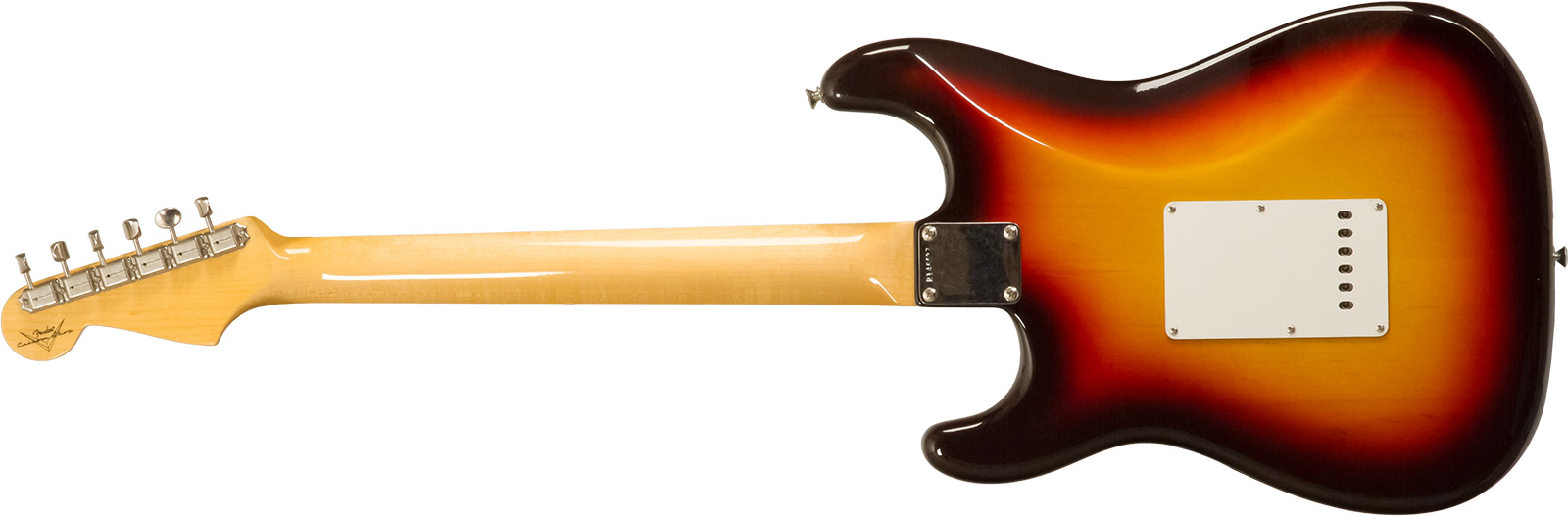 Fender Custom Shop Strat 1959 3s Trem Rw #r146037 - Time Capsule 3-color Sunburst - Guitarra eléctrica con forma de str. - Variation 1