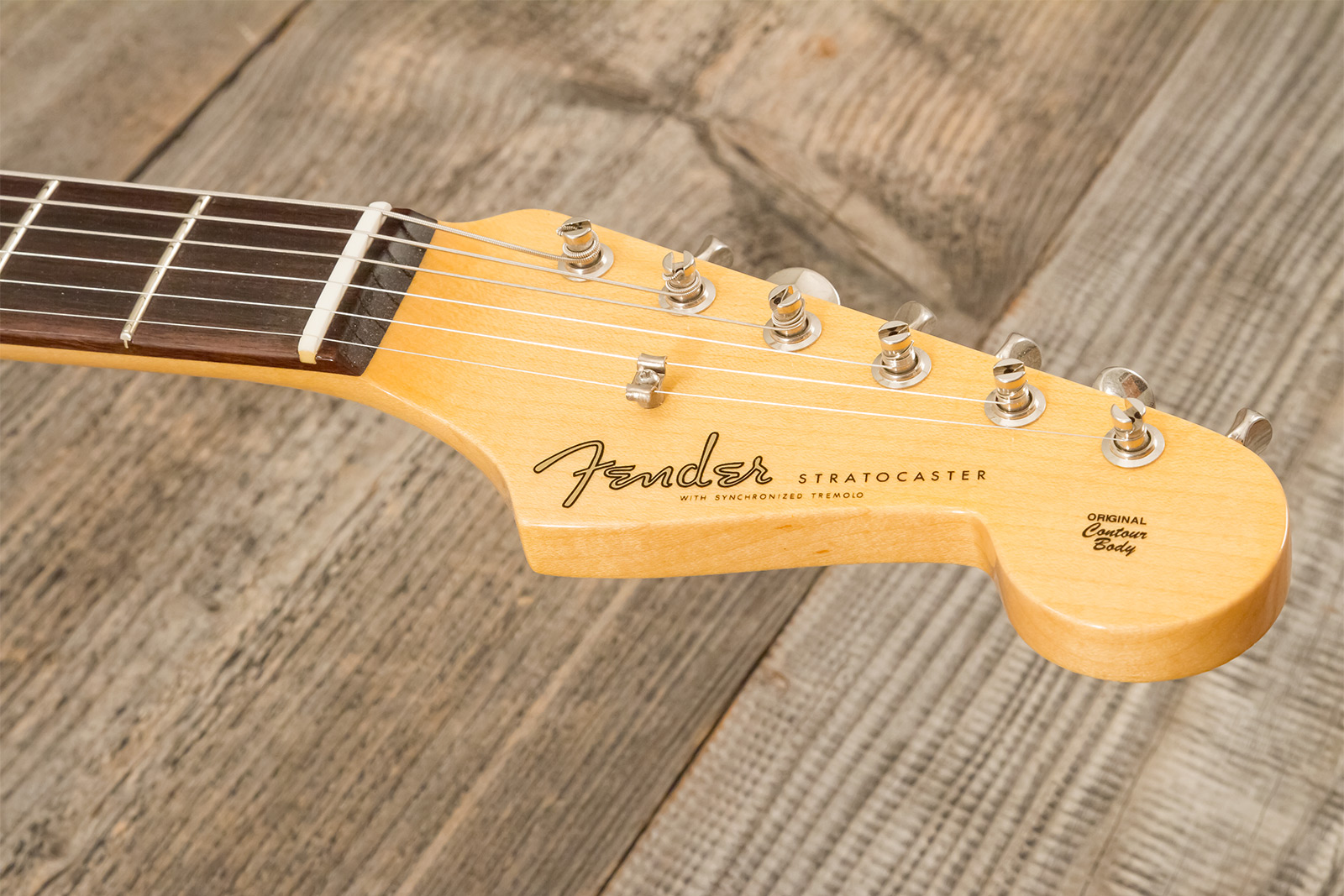 Fender Custom Shop Strat 1959 3s Trem Rw #r146037 - Time Capsule 3-color Sunburst - Guitarra eléctrica con forma de str. - Variation 6