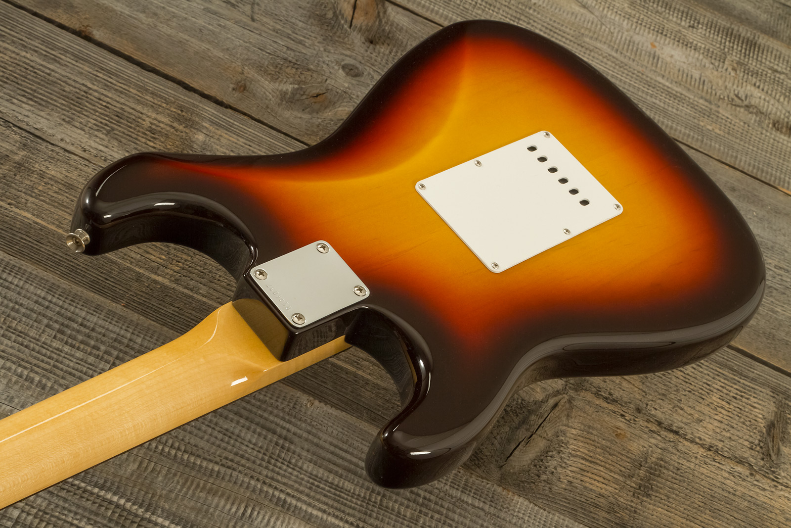 Fender Custom Shop Strat 1959 3s Trem Rw #r146037 - Time Capsule 3-color Sunburst - Guitarra eléctrica con forma de str. - Variation 7