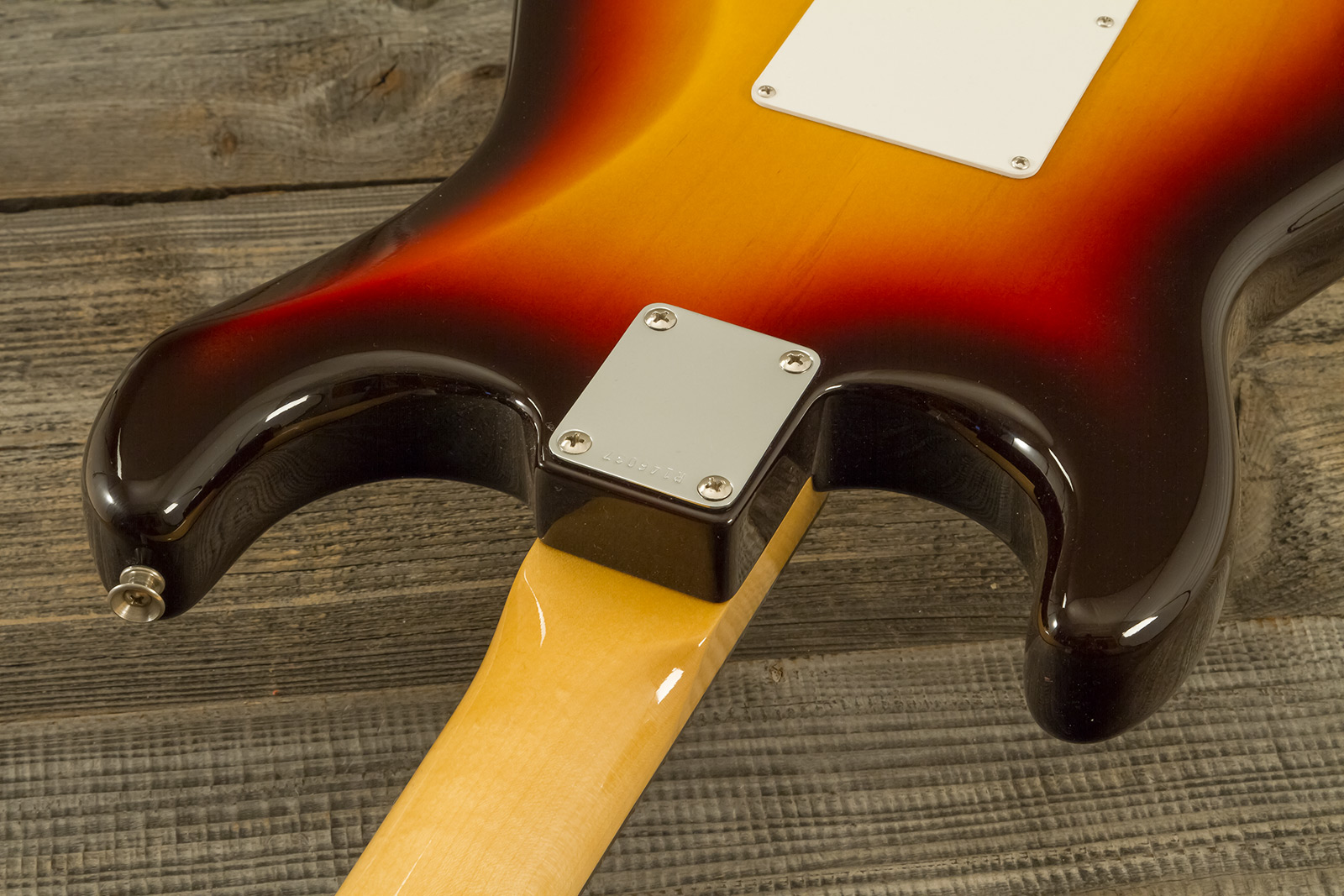 Fender Custom Shop Strat 1959 3s Trem Rw #r146037 - Time Capsule 3-color Sunburst - Guitarra eléctrica con forma de str. - Variation 8
