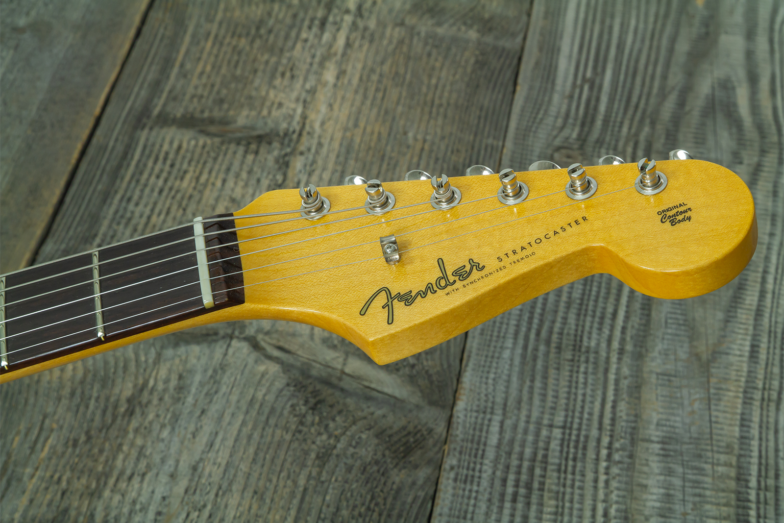 Fender Custom Shop Strat 1959 Vintage Custom 3s Trem Rw #r146975 - Time Capsule Faded Surf Green - Guitarra eléctrica con forma de str. - Variation 10