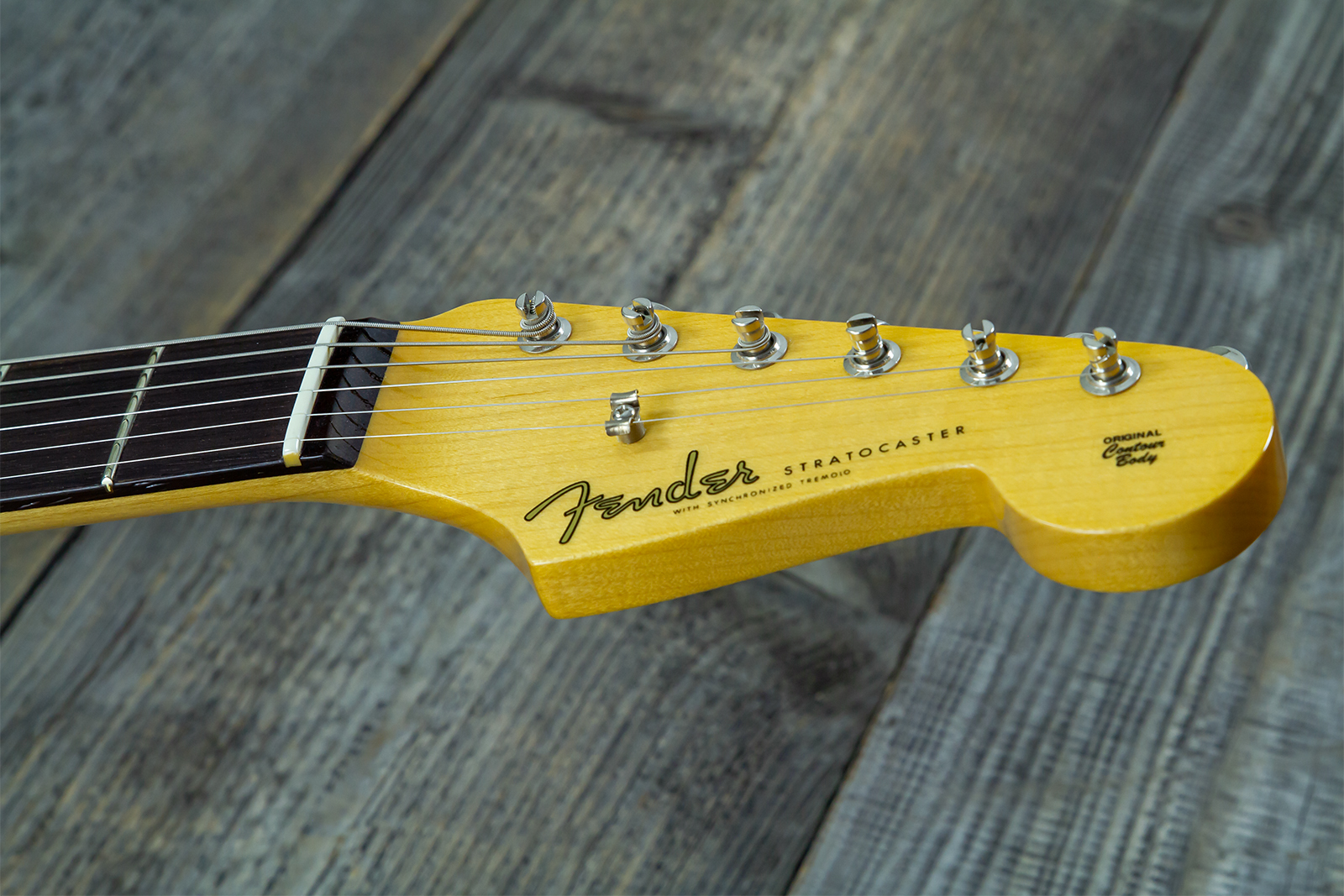 Fender Custom Shop Strat 1959 Vintage Custom 3s Trem Rw #r147785 - Time Capsule Fiesta Red - Guitarra eléctrica con forma de str. - Variation 16