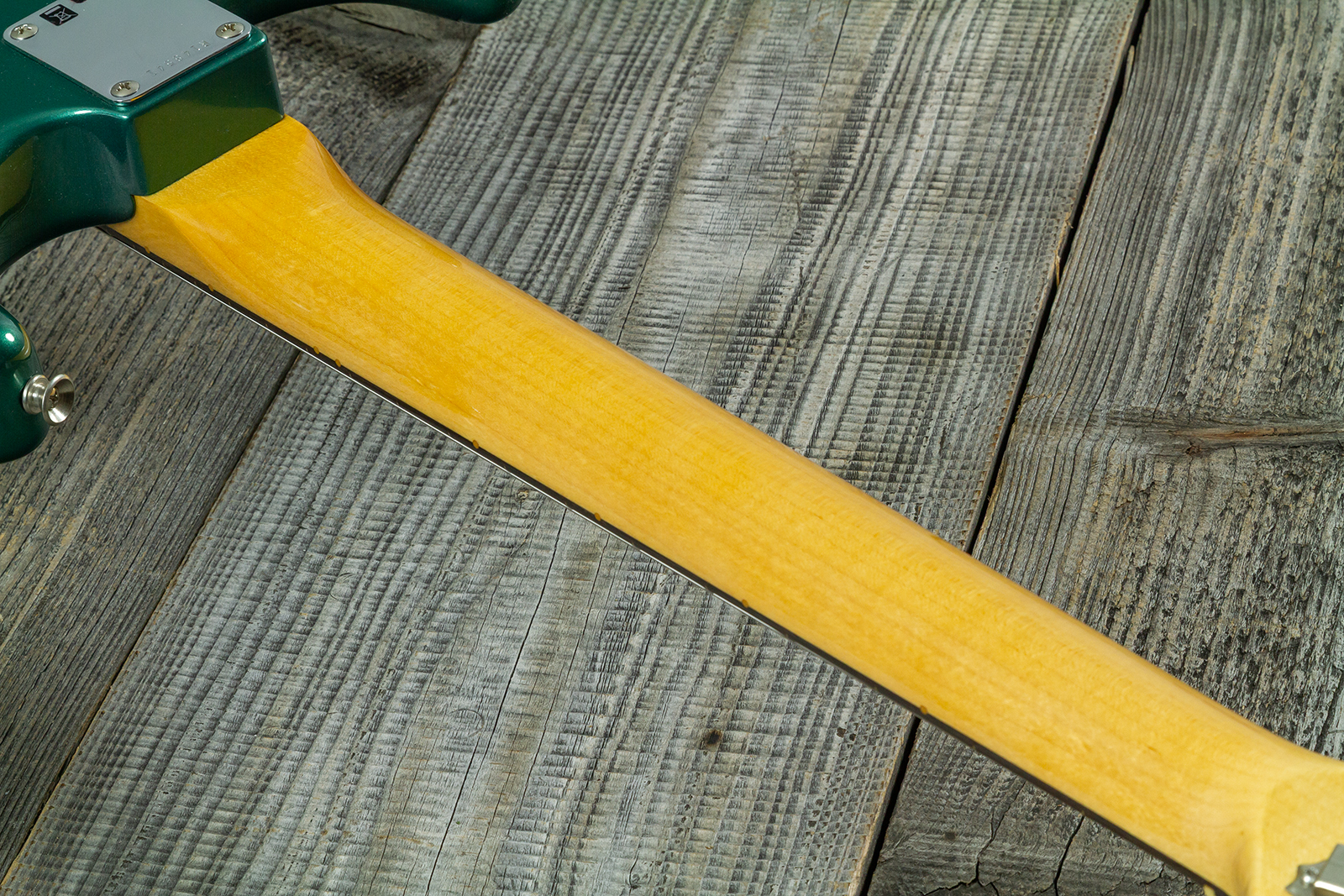 Fender Custom Shop Strat 1959 Vintage Custom 3s Trem Rw #r148541 - Time Capsule Sherwood Green Metallic - Guitarra eléctrica con forma de str. - Varia