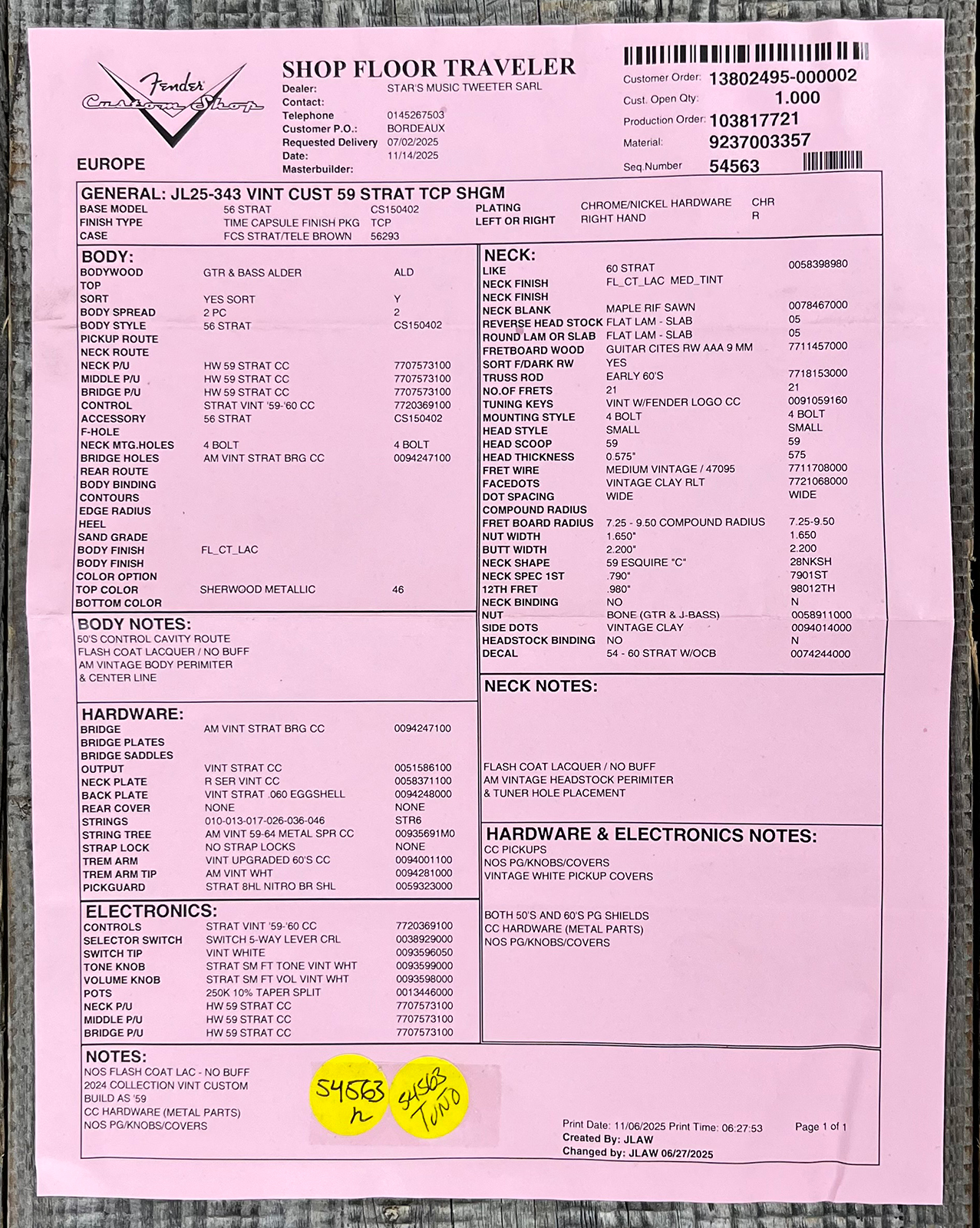 Fender Custom Shop Strat 1959 Vintage Custom 3s Trem Rw #r148541 - Time Capsule Sherwood Green Metallic - Guitarra eléctrica con forma de str. - Varia