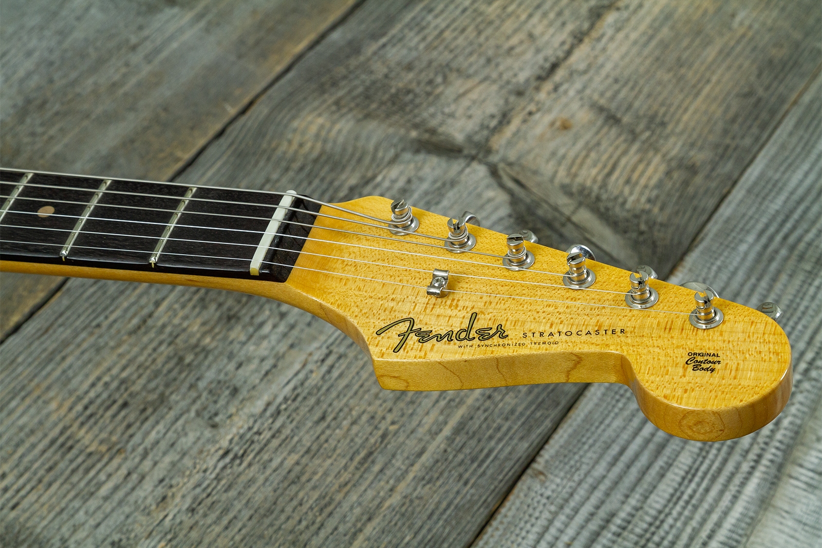 Fender Custom Shop Strat 1959 Vintage Custom 3s Trem Rw #r148541 - Time Capsule Sherwood Green Metallic - Guitarra eléctrica con forma de str. - Varia