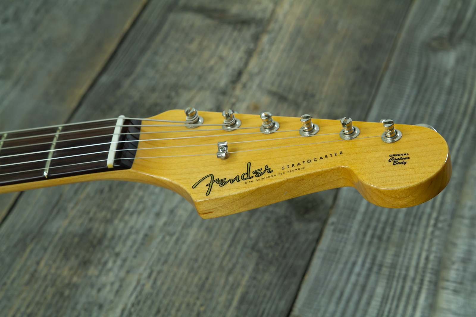Fender Custom Shop Strat 1959 Vintage Custom 3s Trem Rw #r150835 - Time Capsule Daphne Blue - Guitarra eléctrica con forma de str. - Variation 11